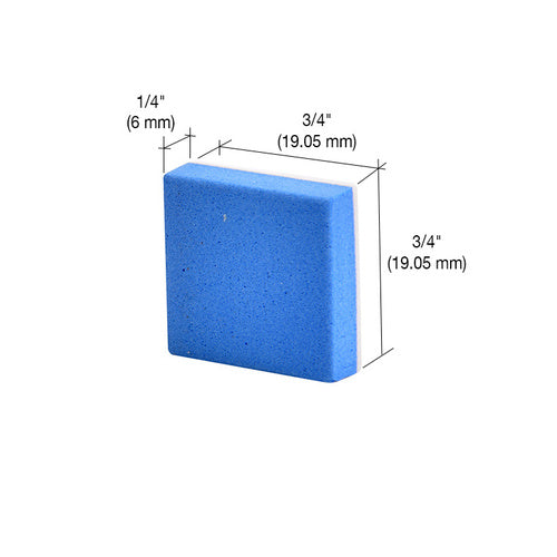 Blue Shipping Pads - 3/4" x 3/4" Non-Adhesive EVA Blue Shipping Pads - 1 Roll of 15,360 Pads