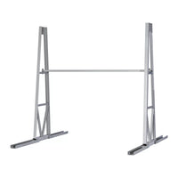 Foldable A-Frame Double-Sided Flat Glass Storage