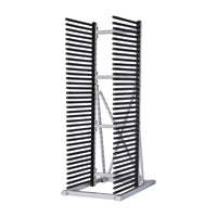 Groves Freestanding Single Sided 36 Lite Glass Windshield Rack